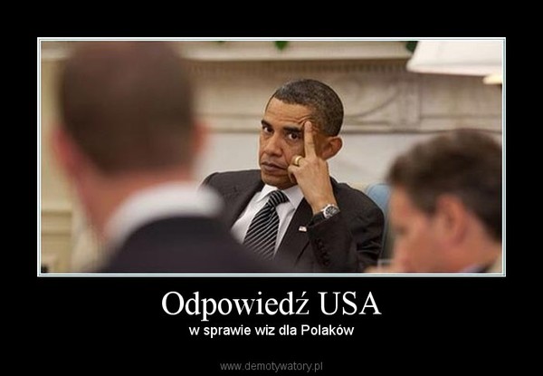Odpowiedź USA – w sprawie wiz dla Polaków 