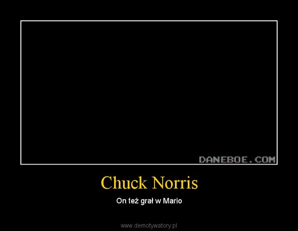 Chuck Norris – On też grał w Mario 