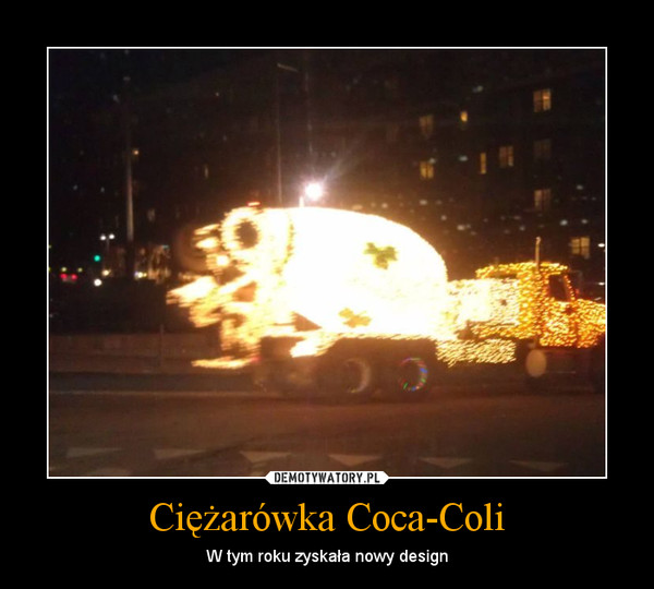 Ciężarówka Coca-Coli – W tym roku zyskała nowy design 