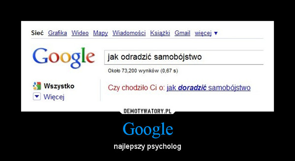 Google – najlepszy psycholog 