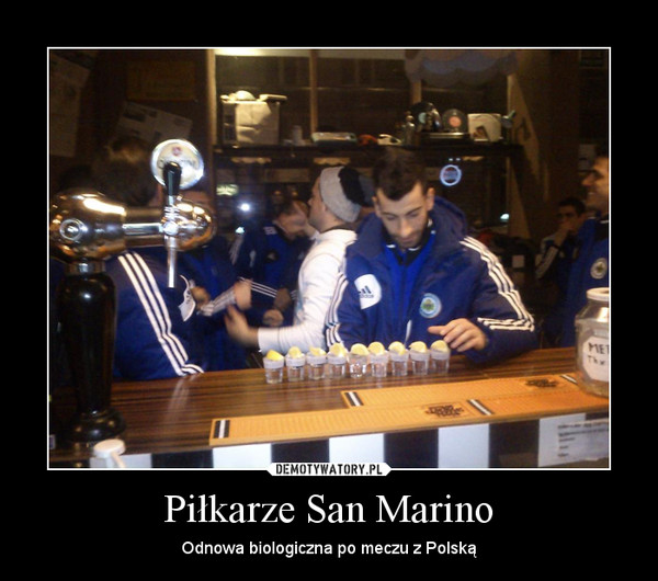 Piłkarze San Marino – Odnowa biologiczna po meczu z Polską 