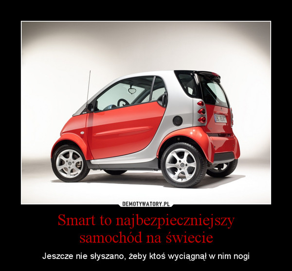 Smart to najbezpieczniejszy
samochód na świecie