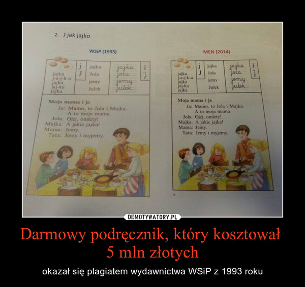 Darmowy podręcznik, który kosztował 5 mln złotych – okazał się plagiatem wydawnictwa WSiP z 1993 roku 