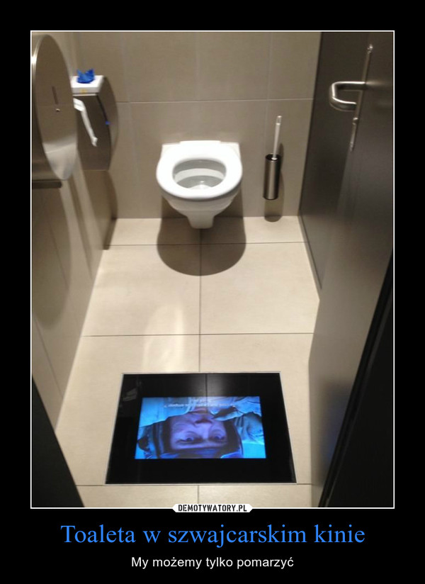 Toaleta w szwajcarskim kinie