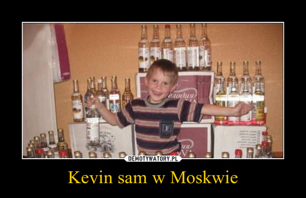 Kevin sam w Moskwie