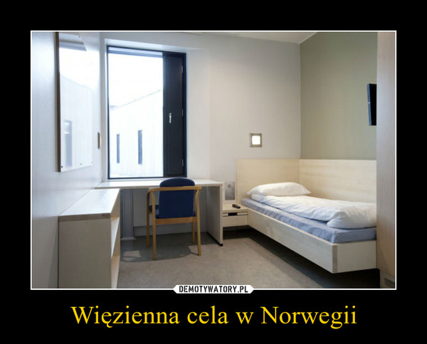 Więzienna cela w Norwegii –  