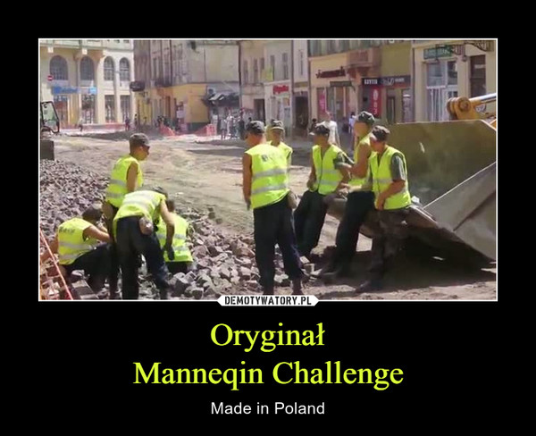 Oryginał
Manneqin Challenge