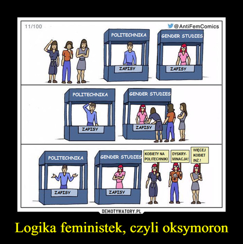 Logika feministek, czyli oksymoron