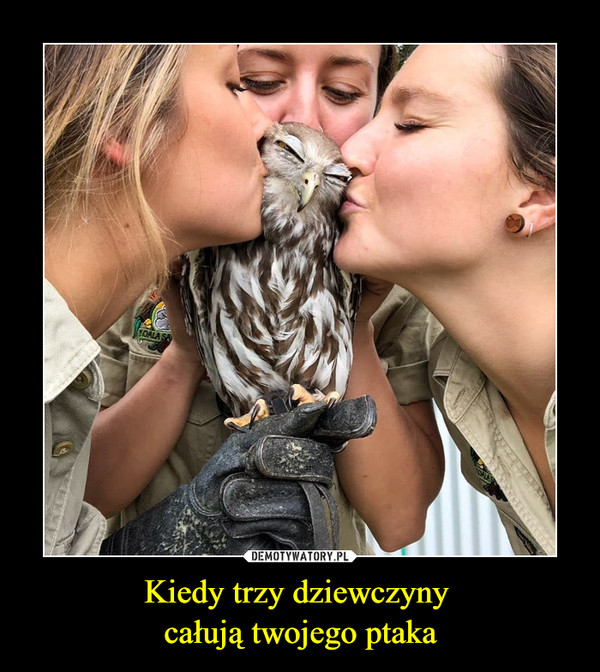 Kiedy trzy dziewczyny 
całują twojego ptaka