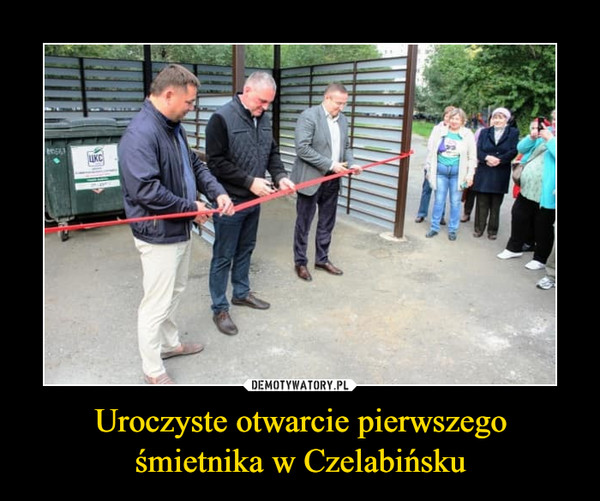Uroczyste otwarcie pierwszego śmietnika w Czelabińsku