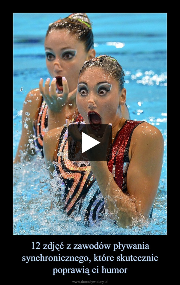 12 zdjęć z zawodów pływania synchronicznego, które skutecznie poprawią ci humor