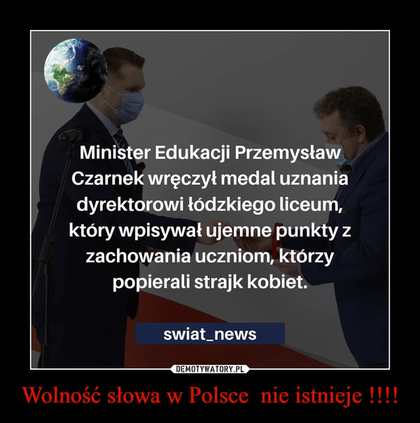 Wolność słowa w Polsce  nie istnieje !!!! –  