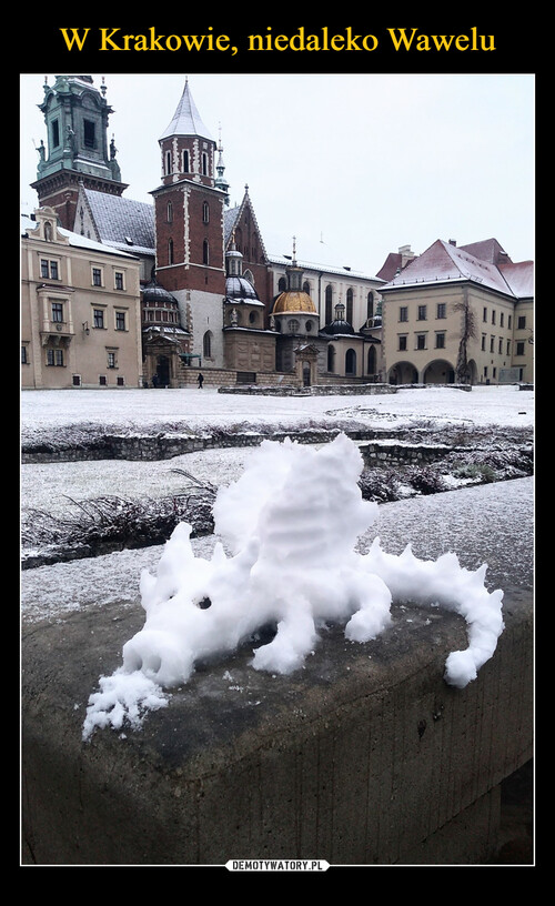 W Krakowie, niedaleko Wawelu