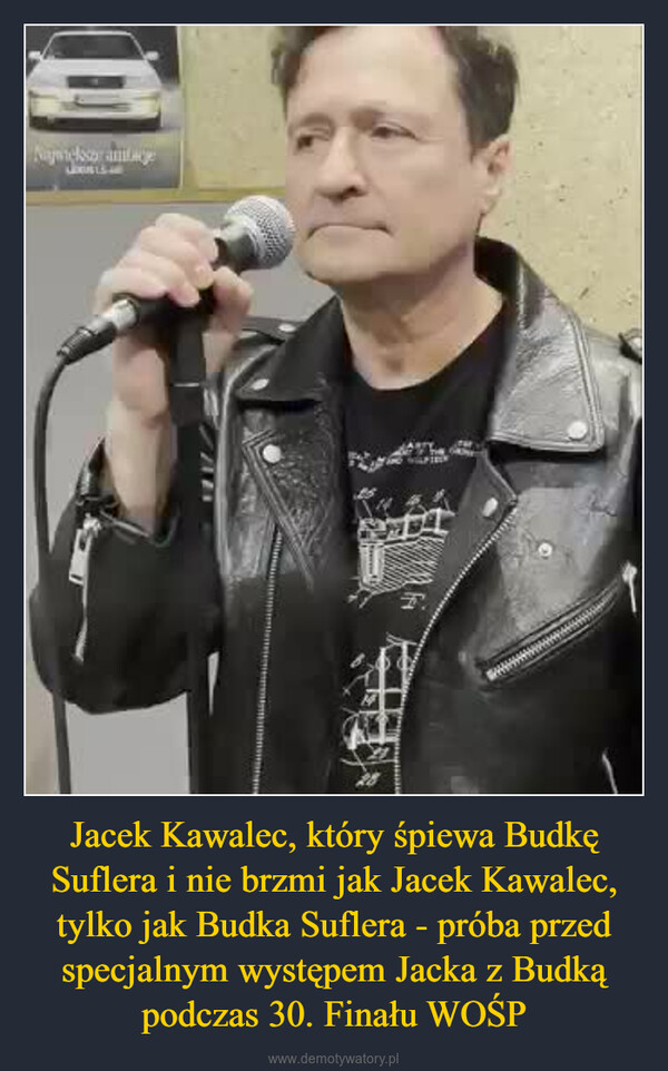 Jacek Kawalec, który śpiewa Budkę Suflera i nie brzmi jak Jacek Kawalec, tylko jak Budka Suflera - próba przed specjalnym występem Jacka z Budką podczas 30. Finału WOŚP –  