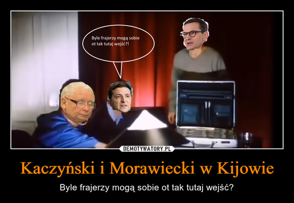 Kaczyński i Morawiecki w Kijowie