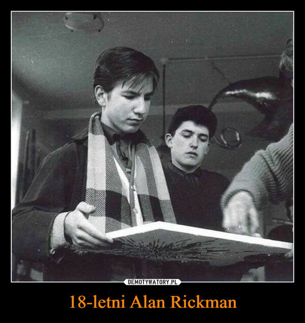 18-letni Alan Rickman