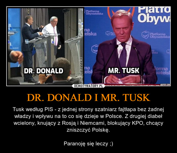 DR. DONALD I MR. TUSK