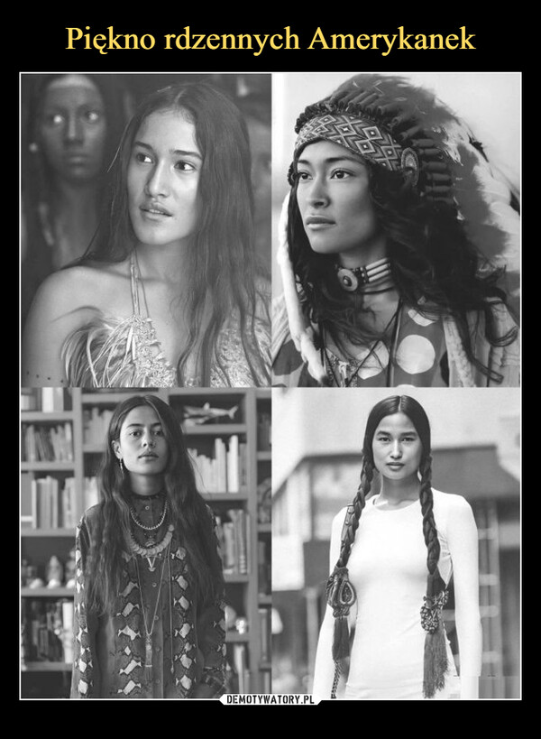 Piękno rdzennych Amerykanek