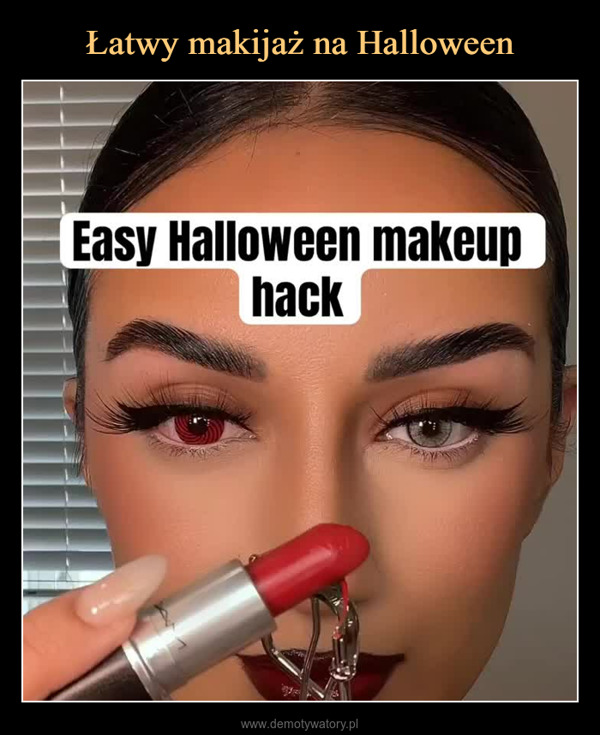  –  Easy Halloween makeuphacke