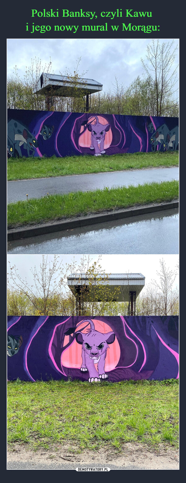 Polski Banksy, czyli Kawu 
i jego nowy mural w Morągu: